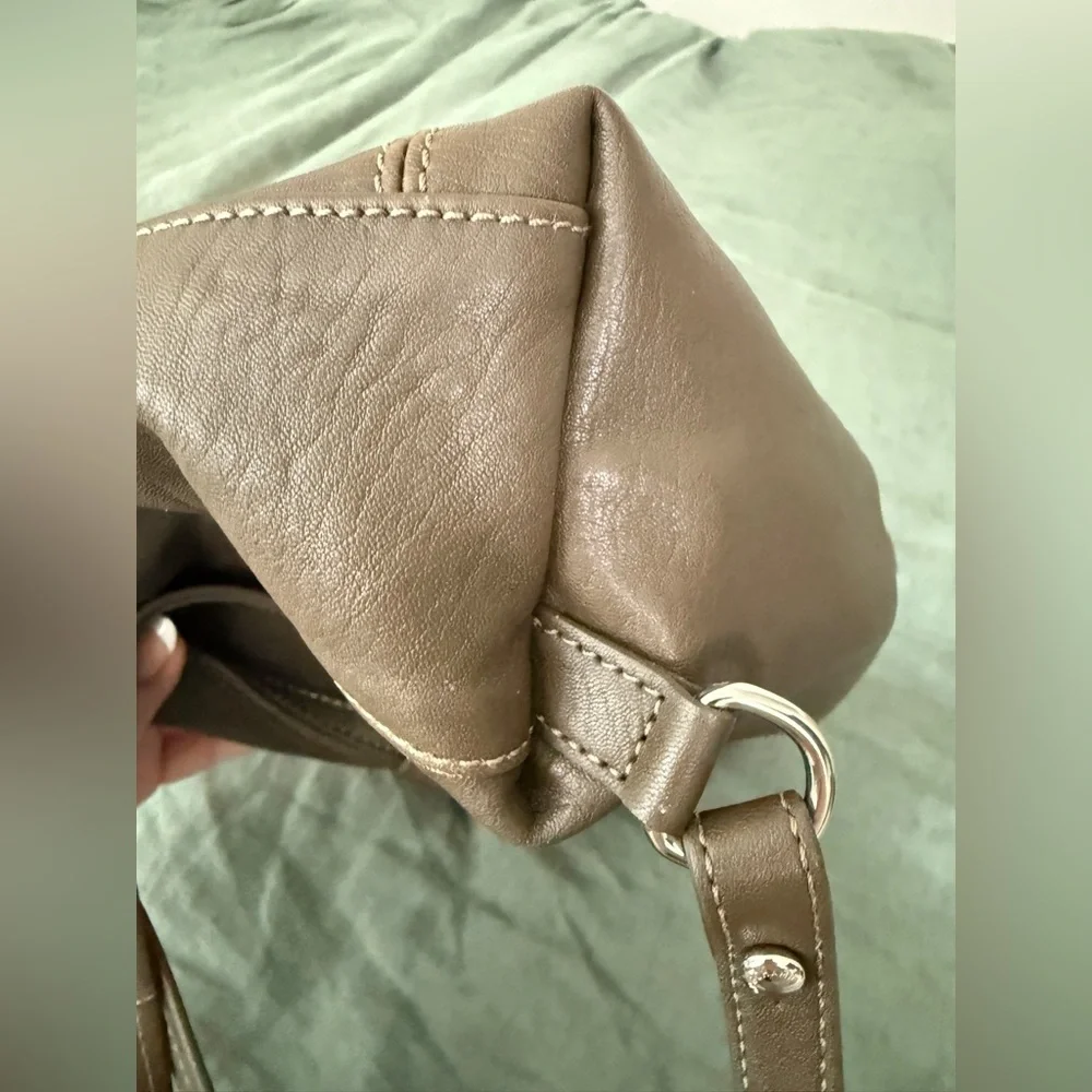 New Longchamp li pliage cuir xs backpack olive green - Picture 4 of 9